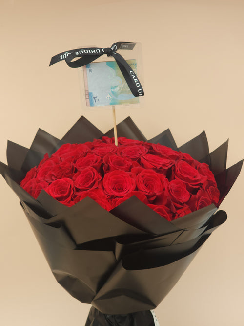 باقة ورد جوري 50 وردة